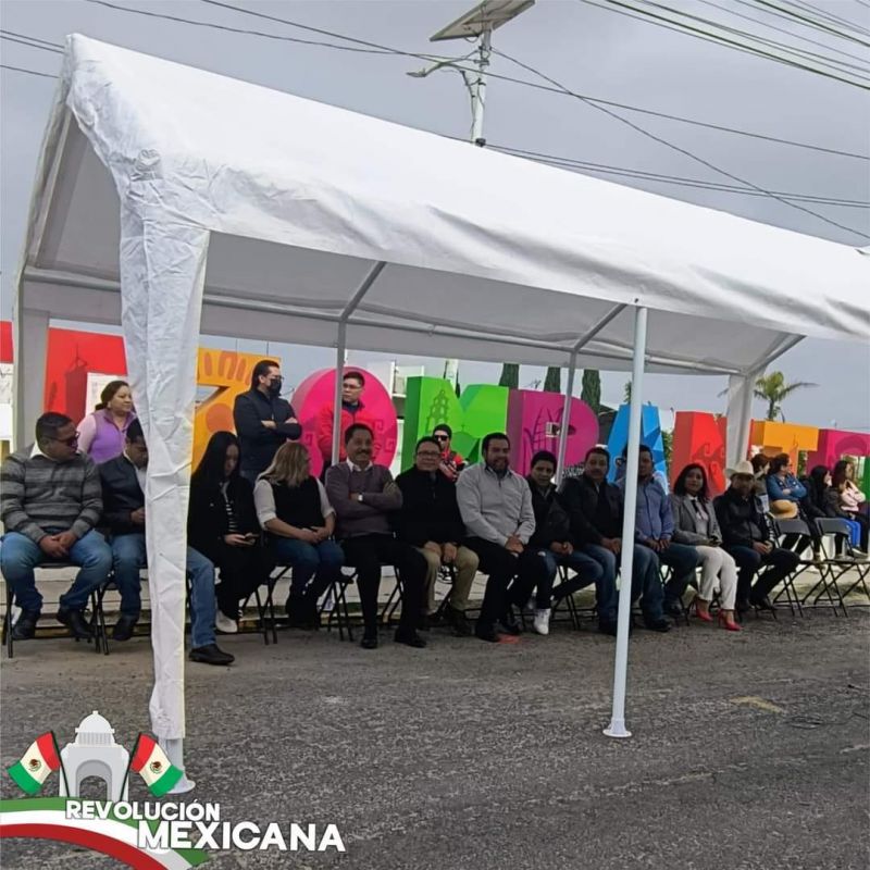 Conmemoración del CXIV Aniversario de la Revolución Mexicana en Tzompantepec